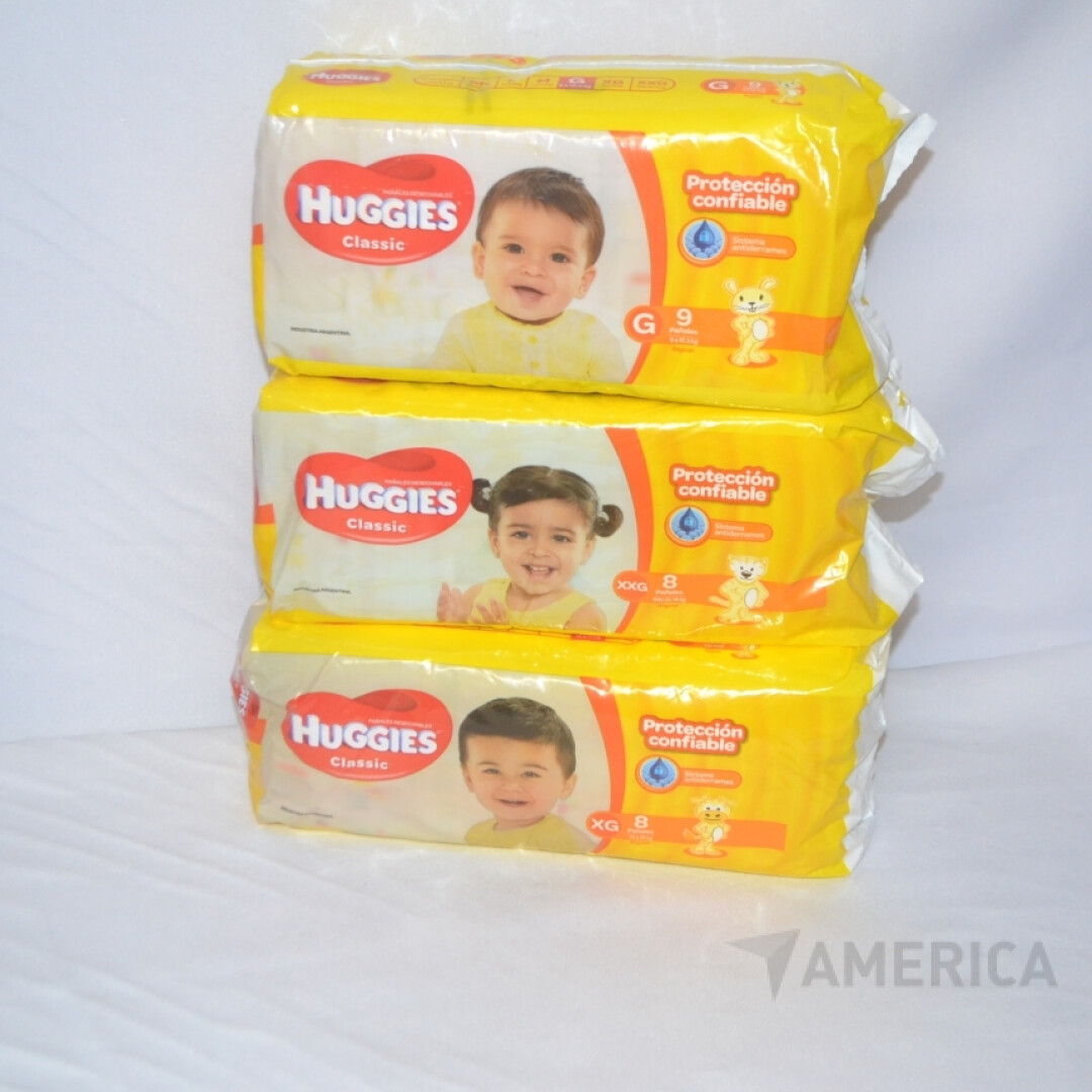 pañales huggies amarillos g
